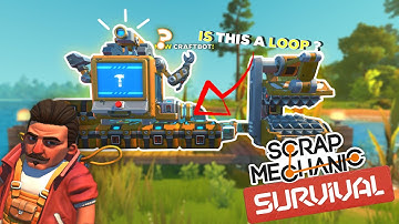 NEW WAY OF USING CRAFT BOT ! | BIKKY (Scrap Mechanic Survival #002)