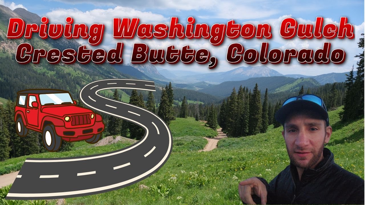 BEAUTIFUL Mountain Road: Driving Washington Gulch Road (Crested Butte ...