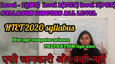 Htet exam syllabus 2020 // discuss in all level syllabus // and discuss level 3 computer science