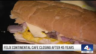 Felix Continental Café in Orange is shutting down