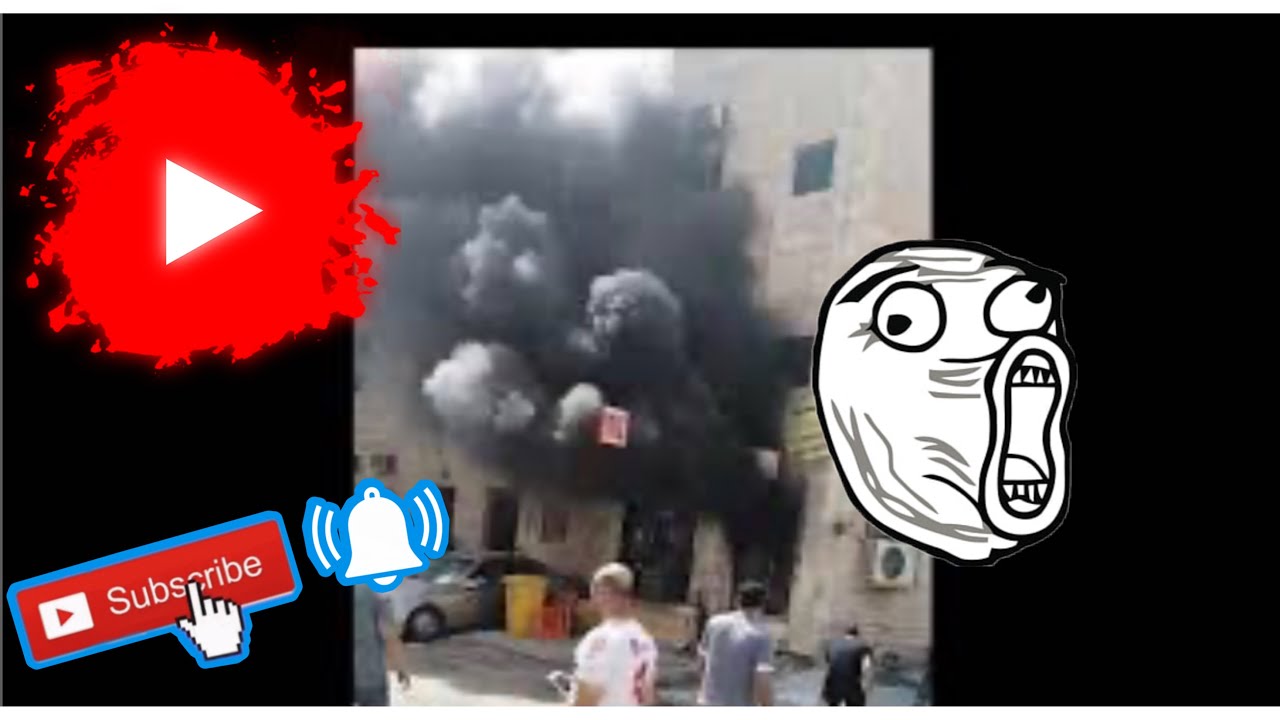 Fire In Farwaniyah Kuwait - YouTube