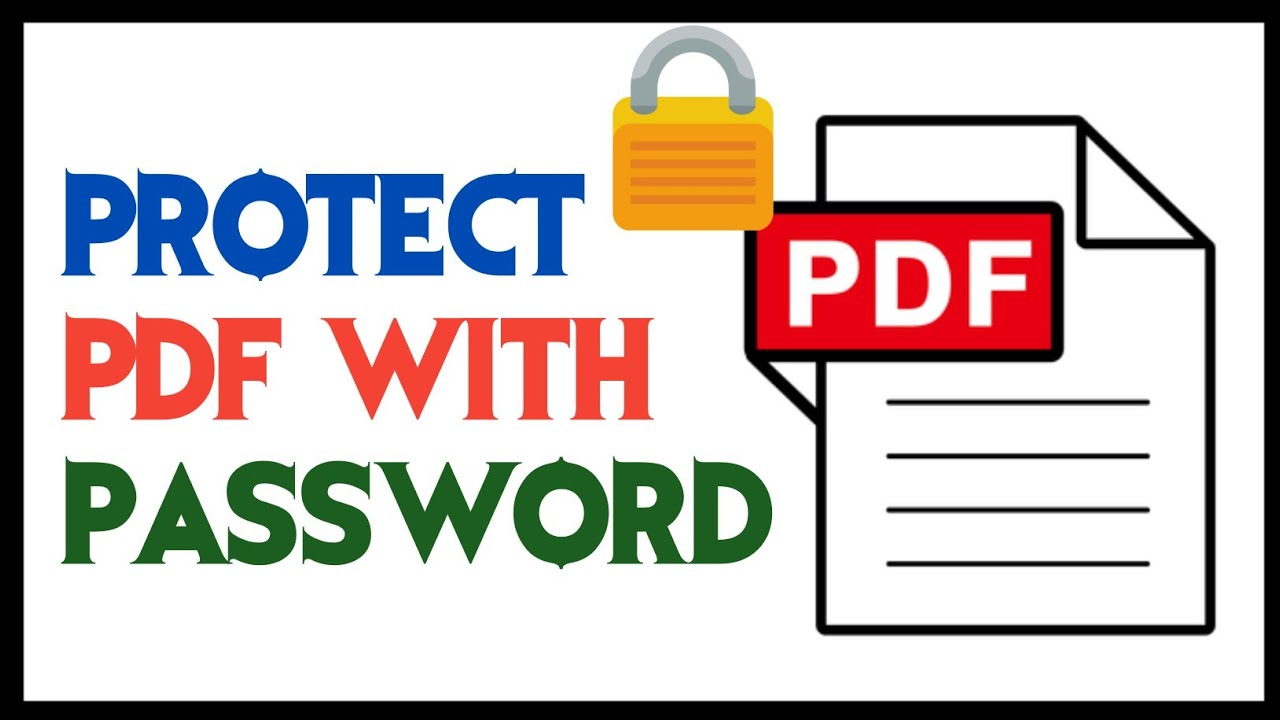How To Lock Pdf File With Password Protect Pdf With Password Youtube