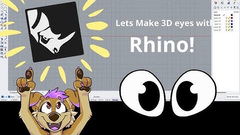 Fursuit 3D Eye Bases: Rhino Modeling Tutorial