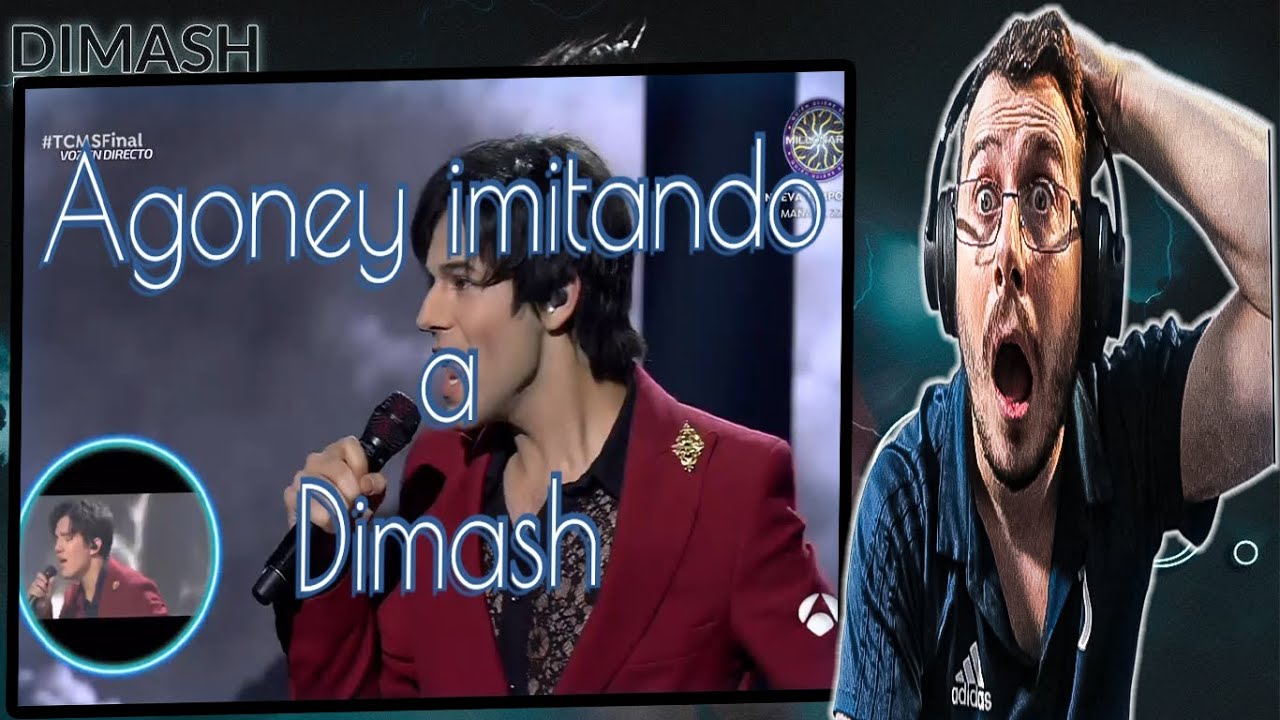 Italiano reacciona a Agoney imitando a Dimash en la final de Tu Cara Me Suena