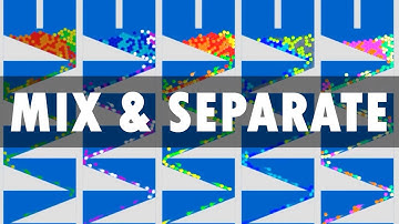 MIX AND SEPARATE - Marble Race in Algodoo