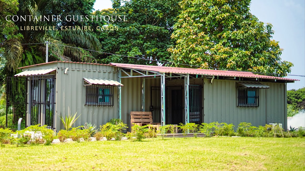 Maison Container Guesthouse by the Sea in Libreville, Gabon - YouTube
