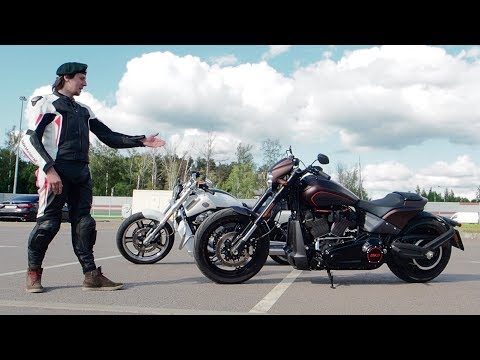 Видео: Harley-Davidson FXDR VS V-ROD. Кто из них БАТЯ?