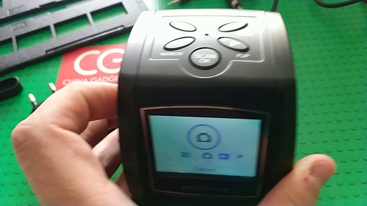 EC718 Portable Negative Film Barcode Scanner YouTube
