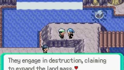 Pokemon Emerald 386 The Epic Meeting Aqua and Magma