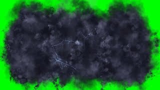 Green Screen Lightning And Thunderstorm Visual Video Effect