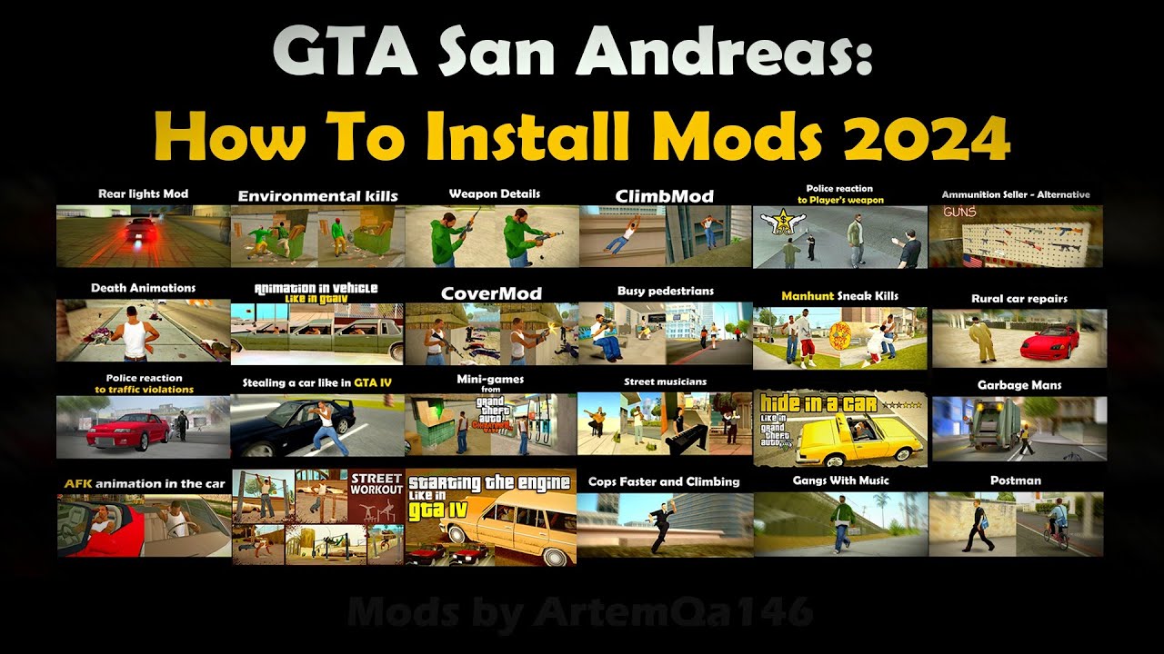 GTA San Andreas How To Install Mods 2024 YouTube 