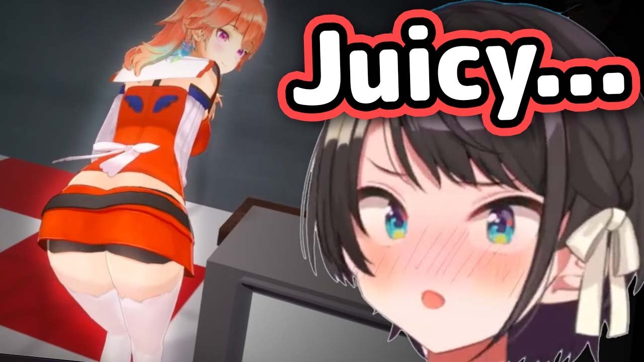 Subaru Sees Kiara's New Bum and Calls It "Juicy"【Hololive】