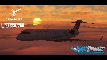 Aerosoft CRJ First look in MSFS2020 | Full Flight Startup to Shutdown