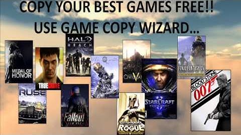Copy your games Ps3, Pc, Wii, ps2, xbox Game copy wizard