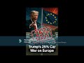 Trump Slaps 25% Car Tariff on EU:#Trump #EU #Cars #Tariffs #TradeWar #USA #Autos #Economy
