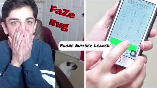 FAZE RUG PHONE NUMBER LEAKED BY FAN! *10 million speacial surprise!*