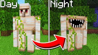 Minecraft Iron Ems Become Scary At Night...