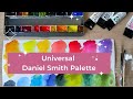 My Universal Daniel Smith Watercolor Palette 2023-2024