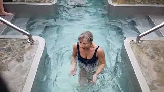 ice swimming in Finland  14 C in the winter