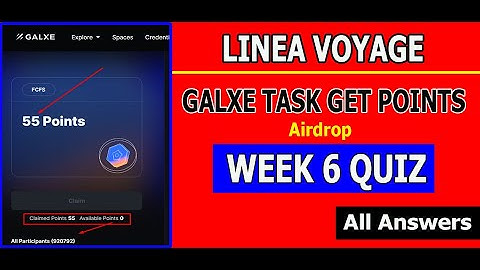 Linea Voyage week 6 Quiz & Answers | Galxe All Task get 55 Points | linea voyage airdrop 2023