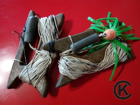 Ручная снасть для ловли сома с квоком (урез) Ручная снасть для ловли сома с квоком (урез)