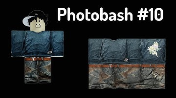Photobash #10 realistic shirt with jeans photobash tutorial