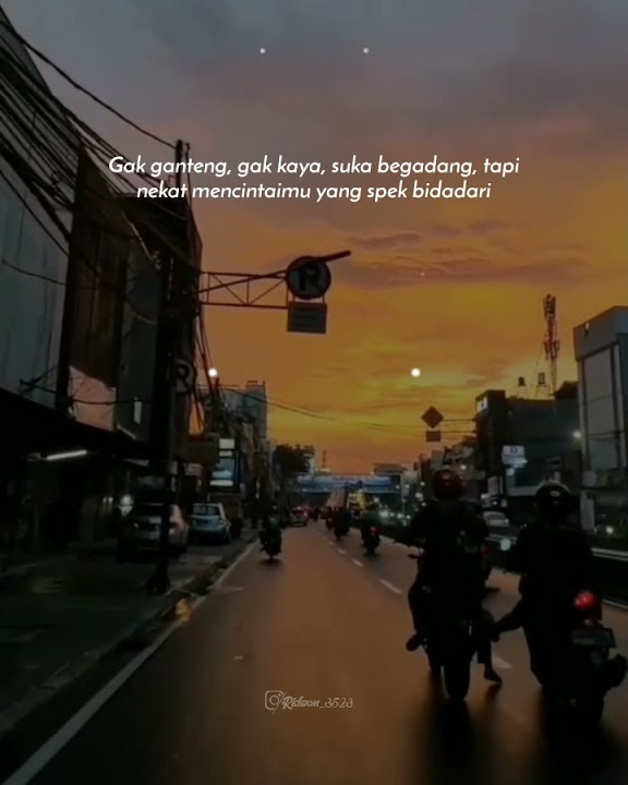 Gak ganteng Gak kaya Nekat Mencintaimu (story wa)