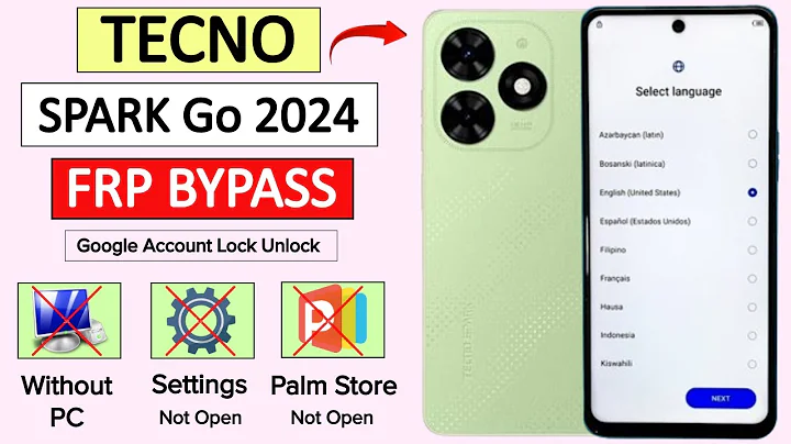 Tecno Spark Go 2024 (BG6) FRP Bypass 2026 Without PC - Fix Settings Not Open / Palm Store Not Open