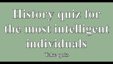 Ultimate History and Music Trivia Challenge: Test Your Knowledge and Share Your Score!