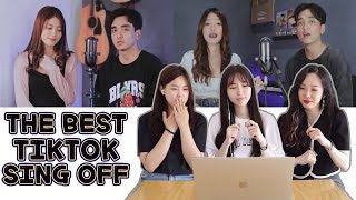 [REAKSI] SING-OFF TIKTOK SONGS Part II & III - Reza Darmawangsa & Mirriam Eka