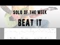 Solo Of The Week: 10 Eddie Van Halen - Beat It tab
