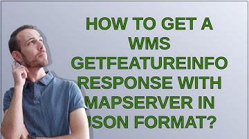 Gis: How to get a WMS GetFeatureInfo response with MapServer in JSON format?