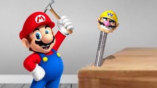 Nail Wario dies after so many minutes of hammering from Mario.mp3 (Longest Wario dies video)