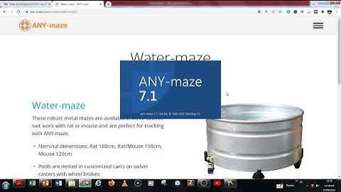 Any-maze: how to download  and  how activate the free trial?, an example of tests( french version)
