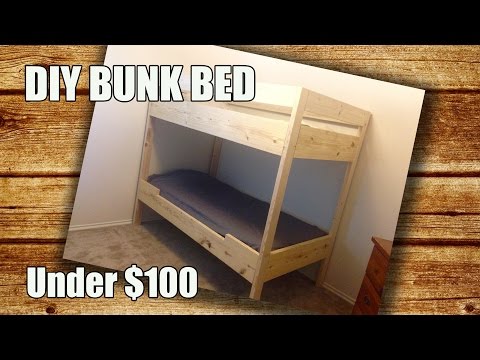 DIY BUNK BED UNDER $100