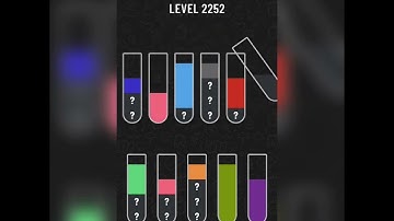 Water Sort Puzzle - Level 2252