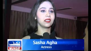 Desi Katta movie heroine SASHA AGHA   MUNSIF TV