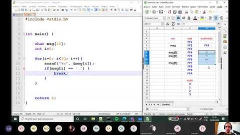 Exercício de strings em C