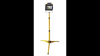 Portable LED Flood Light Stand 120cm (H) c/w Single Portable Rechargeable LED Flood Light