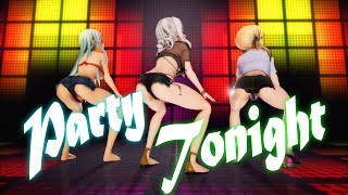 【艦これ】鹿島たちでLaysha (레이샤) - Party Tonight【4K】【Mmd】【カメラ配布/Camera Dl】