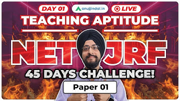 UGC NET 2023 Paper 1 Teaching Aptitude | UGC NET Dec 2023 Preparation | UGC NET 45 Days Challenge