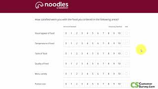 Noodles & Company Guest Satisfaction Survey | 2023 screenshot 4