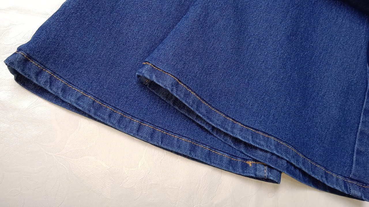 faça barras de calça iguais as originais