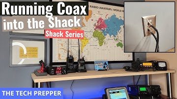 How I Installed Coax in my Ham Shack - Shack Series