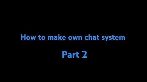 Create Chat System Using Sketchware (Part2)