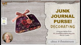 Pocketbook Junk Journal - Decorating!
