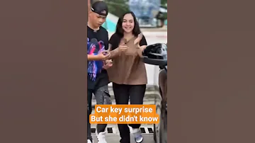 Car Key Surprise But She Didn T Known 