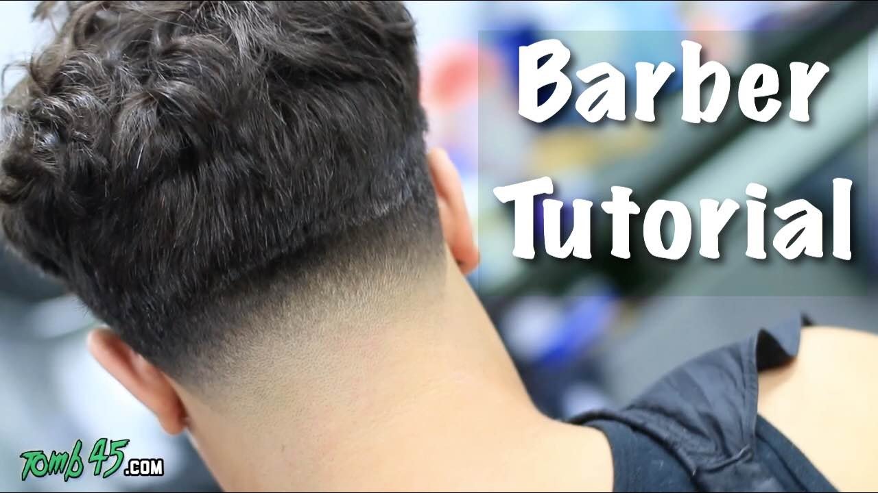 Barber Tutorial! Messy Top Taper  Mens Hairstyle - YouTube