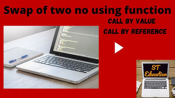 Swapping program in C using Function|Call by value |Call by reference|Smith Tuscano