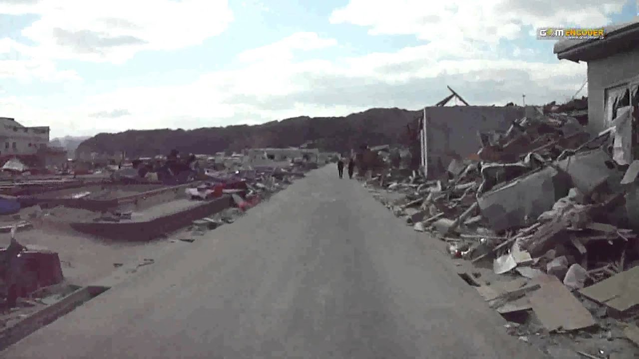 津波被害　山田町大沢